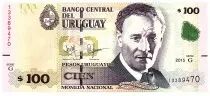 Uruguay 100 Pesos Urugayos - Eduardo Fabini - 2015 (2018) - Serial G