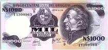 Uruguay 1000 Nuevos Pesos, Jose Gervasio ARTIGAS - 1981