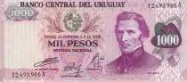 Uruguay 1000 Pesos - J.G. Artigas - Palace - ND (1974) - P.UNC - P.52