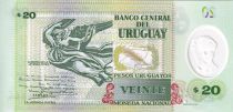 Uruguay 20 Pesos - De San Martin - Légende de la Patrie - Polymère - 2020 - P.NEW