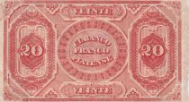 Uruguay 20 Pesos - El Banco Franco-Platense - 1871 - P.S173a