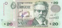 Uruguay 20 Pesos - Juan Zorrilla - 2000 - Series C