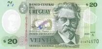 Uruguay 20 Pesos De San Martin - Légende de la Patrie -2020 - Polymer - Neuf