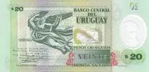 Uruguay 20 Pesos De San Martin - Leyenda Patria - 020 - Polymer - UNC