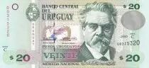 Uruguay 20 Pesos Urugayos - San Martin - L2000 - P.83