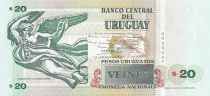 Uruguay 20 Pesos Urugayos - San Martin - L2000 - P.83