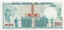 Uruguay 200 Nuevos Pesos - 1986 - Remplacement - P.66