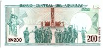 Uruguay 200 Nuevos Pesos, Jose Enrique RODO - 1986