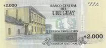Uruguay 2000 Pesos - Urugayos - Damaso Antonio Larragna - Biblioth&egrave;que National - 2020 (2021) - S&eacute;rie C