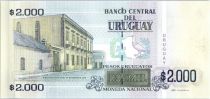 Uruguay 2000 Pesos Urugayos Urugayos, Damaso Antonio Larragna - National library - 2003
