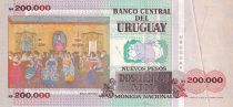 Uruguay 200000 Nuevos Pesos - Pedro Figari - 1992 - P.73
