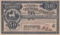 Uruguay 50 Pesos - Chevaux - 1887 - Série G