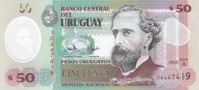 Uruguay 50 Pesos Jos� Pedro Varela - 2020 - Polymer - Neuf