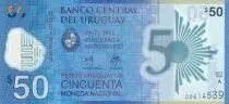 Uruguay 50 Pesos Urugayos, 1967-2017 Polymer (2018)
