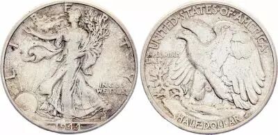 USA 1/2 Dollar Liberty, Eagle - 1944 - Silver