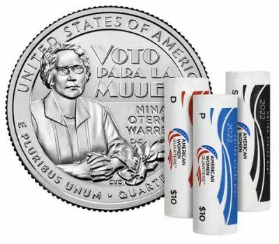 USA 1/4 Dollar - American Women - Nina Otero-Warren - P Philadelphia - 2022