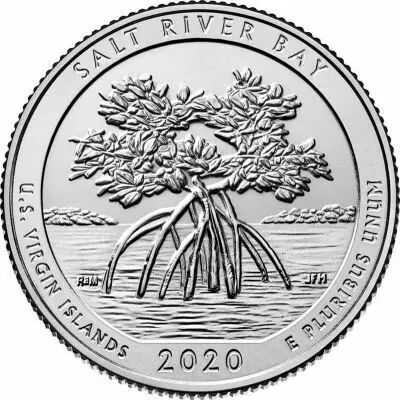 USA 1/4 Dollar - Salt River Bay 2020 - P Philadelphia