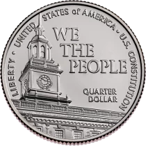USA 1/4 Dollar \'We The People\' - Constitution 1776-2026 - Denver
