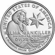 USA 1/4 Dollar 2022 - American Women - Wilma Mankiller - SPL