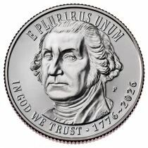 USA 1/4 Dollar 2026 P - Guerre d\'Ind&eacute;pendance - George Washington - 250 ans - Philadelphie
