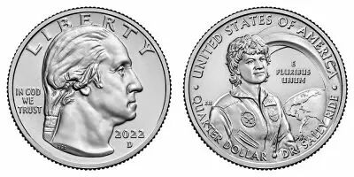 USA 1/4 Dollar American Women - Sally Ride - D Denver - 2022 - MS