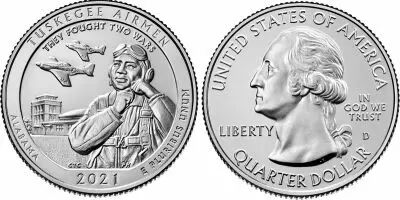 USA 1/4 Dollar Tuskegee Airmen - D Denver - 2021