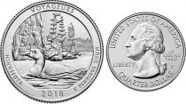 USA 1/4 Dollar Voyageurs - P Philadelphia - 2018