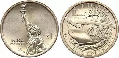 USA 1 dollar - American Innovation - Illinois - 2024 - D Denver