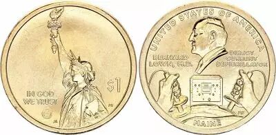 USA 1 dollar - American Innovation Maine - P Philadelphie