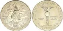USA 1 Dollar - Bicentenaire du Congr&egrave;s -1989 - D Denver - Argent