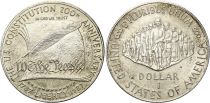 USA 1 Dollar - Constitution - 1987 - P Philadelphie - Argent