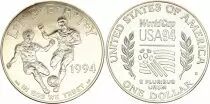 USA 1 Dollar - Coupe du monde de Football - 1994 - D Denver - Argent