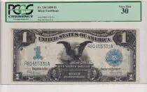 USA 1 Dollar - Eagle - Silver certificate - 1899  - PCGS VF30
