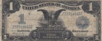 USA 1 Dollar - Eagle - Silver certificate - 1899  - Serial Z.Z