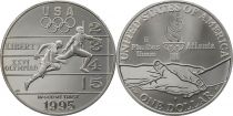 USA 1 Dollar - Finish - Atlanta Olympic Games  - P Philadelphia - Silver
