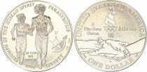 USA 1 Dollar - Finish - Atlanta Olympic Games  - P Philadelphia - Silver