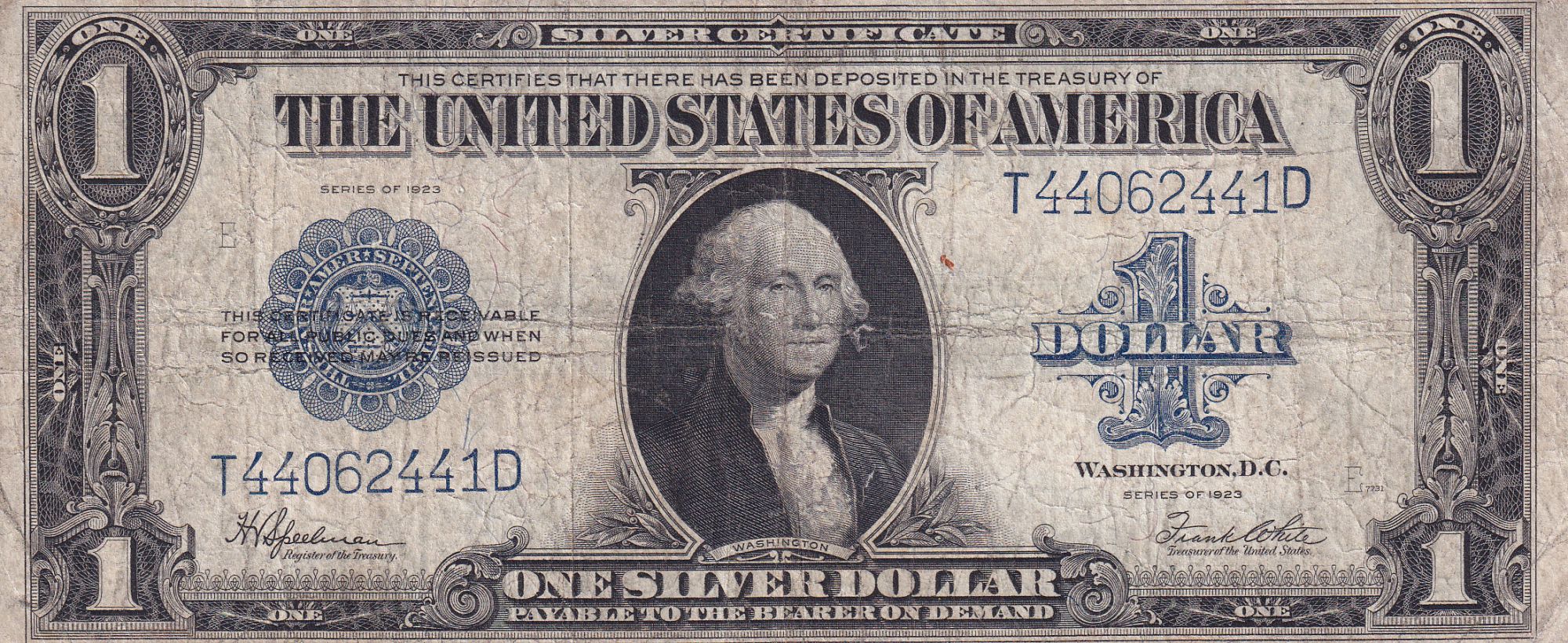 National Currency - billet de 1 dollar