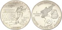 USA 1 Dollar - Korea War - 1991 - D Denver - Silver