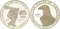 USA 1 Dollar - Lanceur de disque - 1983 - S San Francisco - Argent