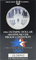 USA 1 Dollar - Liberty, aigle- Jo de Los Angeles 1984 - S San Francisco - Argent