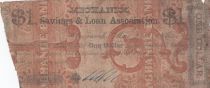 USA 1 Dollar - Mecanics Saving and Loan Association - 1861