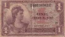 USA 1 Dollar - Military Cerificate - 1954 - Serial 521 - M.33