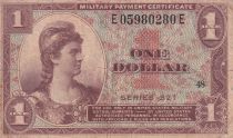 USA 1 Dollar - Military Cerificate - 1954 - Serial 521 - M.33