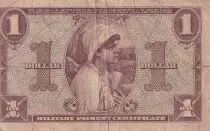 USA 1 Dollar - Military Cerificate - 1954 - Serial 521 - M.33