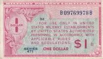 USA 1 Dollar - Military Cerificate - ND(1947) - Serial 471 - P.M12
