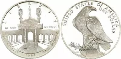 USA 1 Dollar - Olympics - 1984 - S San Francisco