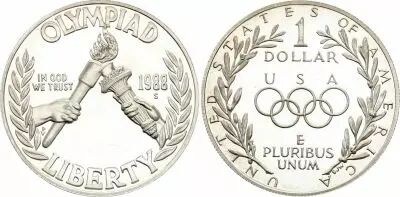USA 1 Dollar - Olympics - 1988 - S San Francisco