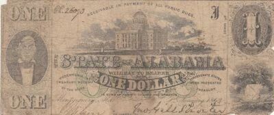 USA 1 Dollar - The State of Alabama - 1863