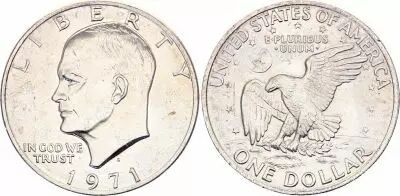 USA 1 Dollar, Eisenhower - 1971 S