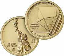 USA 1 Dollar  Innovation Connecticut 2020 P Philadelphia - Gerber